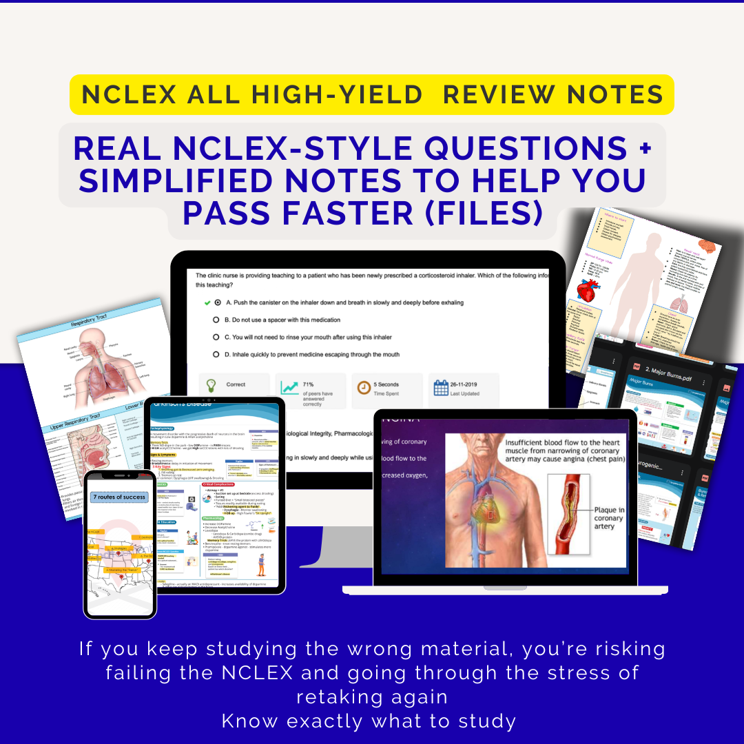 NCLEX High-Yield REVIEW Notes Every Nurse Needs to PASS